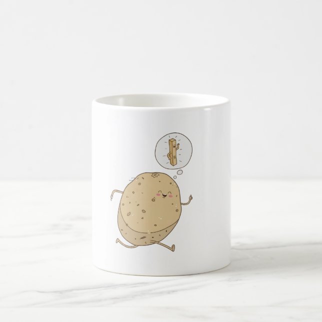 Rolig Söt Löptäppa av somoh Kaffemugg (Center)