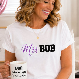 Rolig Söt Nygift Bröllopsresa Fru Ny Hustru T Shirt