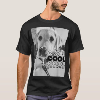 Rolig Söt och Cool Hund Djur T Shirt