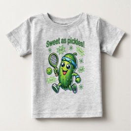 Rolig Söt som Pickles Pickleball T Shirt