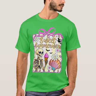 Rolig Söt Summerween Söt Skräckinjagande Sommar Ha T Shirt