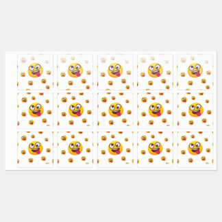 "Rolig Söt Tunga-Ut Emoji Design" Klistermärke