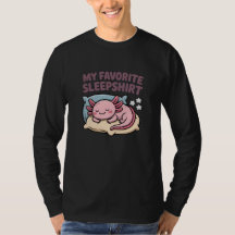Rolig sovande Axolotl - Min Favoritsovtröja