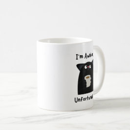 Rolig Sövande Katt  Kaffemugg