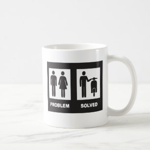 Rolig sparkcykel kaffemugg