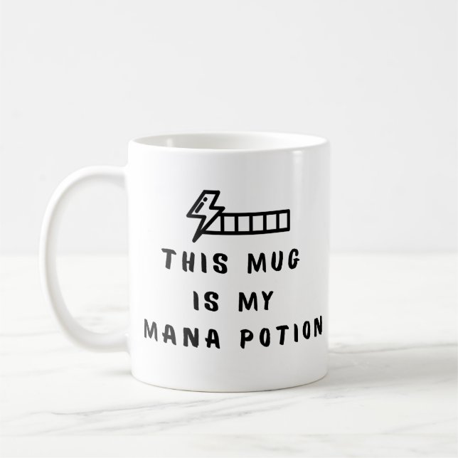 Rolig spelare kaffemugg Den här muggen är min mana (Vänster)