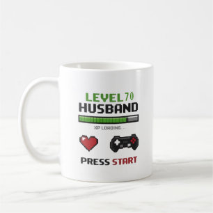 Rolig spelarhusmugg Pixel Art Retrodesign - Kaffemugg