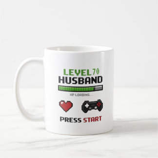 Rolig spelarhusmugg Pixel Art Retrodesign - Kaffemugg