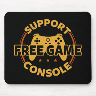Rolig spelkonsollprotestspel musmatta