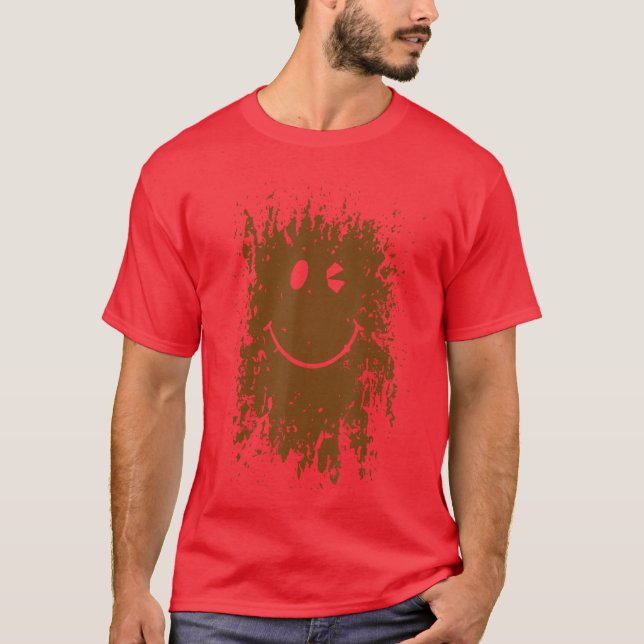Rolig Splash Lera Stänk Ansikte Spring Forest Gump T Shirt (Framsida)