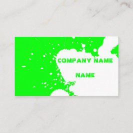 Rolig splatter visitkort