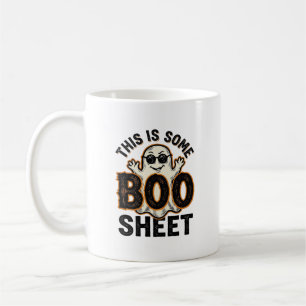 Rolig Spök Boo Lakan Vintage Halloween Tröja Desi Kaffemugg