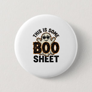 Rolig Spök Boo Lakan Vintage Halloween Tröja Desi Knapp