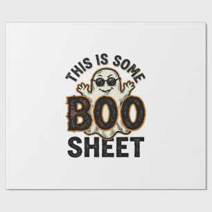 Rolig Spök Boo Lakan Vintage Halloween Tröja Desi Presentpapper