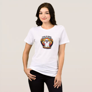 Rolig spök “Boo Sheet” Halloween T Shirt