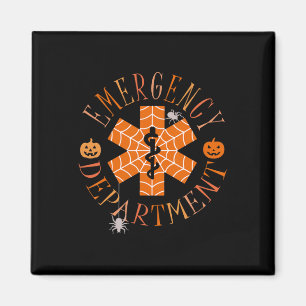 Rolig spök Halloween akutavdelning Er besättning Magnet