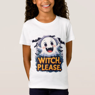 Rolig Spök- Och Fladdermus-Häxa Halloween 🎃 T Shirt