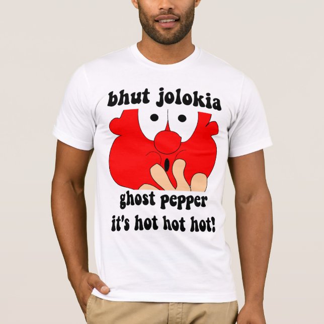Rolig spökepeppar t shirt (Framsida)