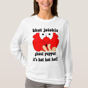 Rolig spökepeppar tee shirt