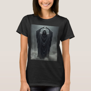 Rolig spökhjärta händer skrämmande ansikte hallowe t shirt