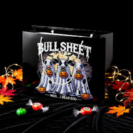 Rolig spökko Halloween-tjurblad Moo