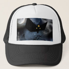 Rolig spöklik design för Halloween Keps