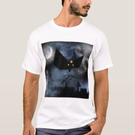 Rolig spöklik design för Halloween T Shirt