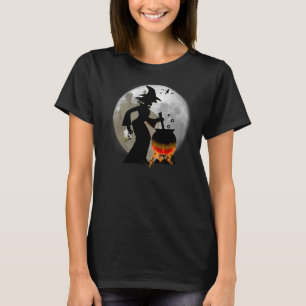 Rolig spöklik läskig häxahalloween festT-tröja T-shirt