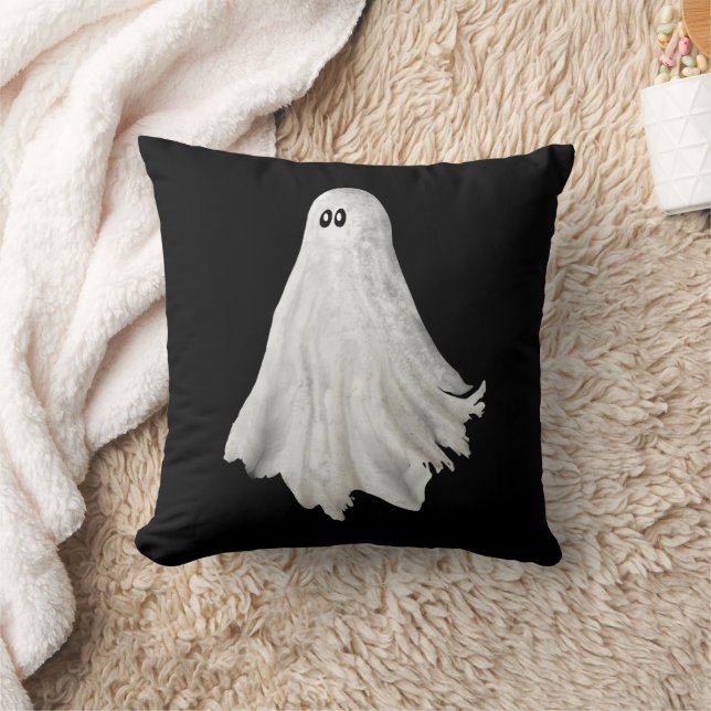 Rolig spökritning från Halloweens förflutna Kudde (Filt)