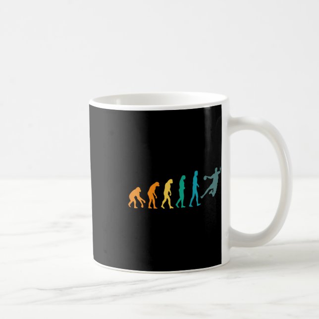 Rolig Sport Evolution Handboll  Kaffemugg (Höger)