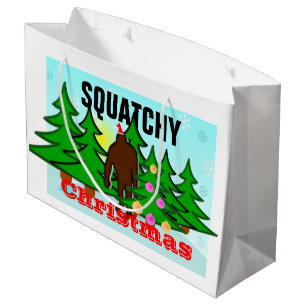 Rolig Squatchy jul Tacky Bigfoot