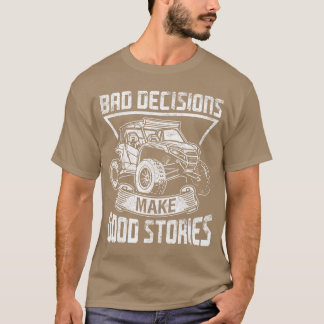 Rolig SS-design för män kvinnor SS UTV sida vid si T Shirt