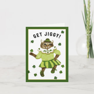 Rolig St. Patricks dag Helgkort