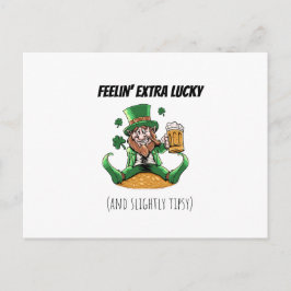 Rolig St. Patricks dag Vykort