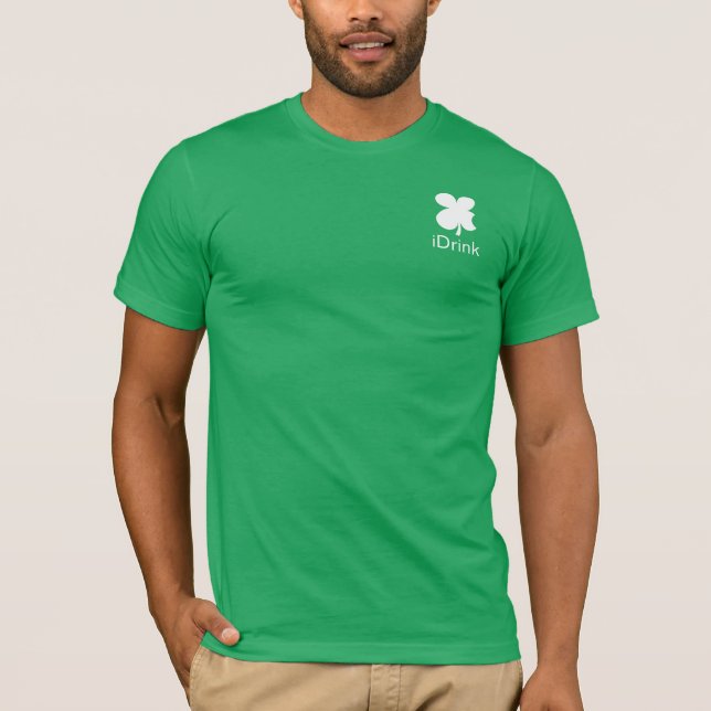 Rolig St patrick's day för den roliga grönten T Shirt (Framsida)