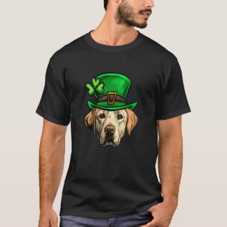 Rolig St Patricks Day Gul Labrador Retriever Gör T Shirt