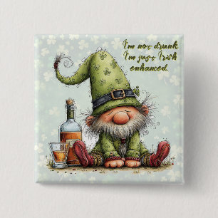 Rolig St. Patricks Day-humor Knapp