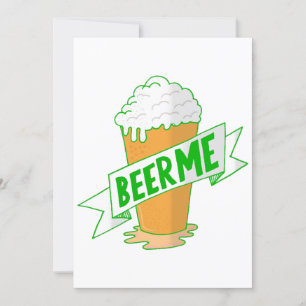rolig st patricks day öl åt mig inbjudningar