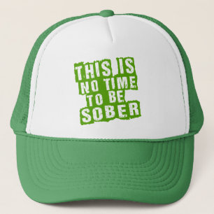 Rolig st patricks day som dricker humor truckerkeps
