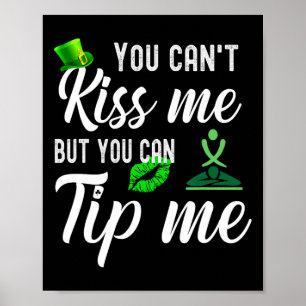 Rolig St Patricks Day T-shirt Mage Terapeut Män Kv Poster