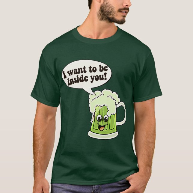 Rolig st patricks day tee shirt (Framsida)