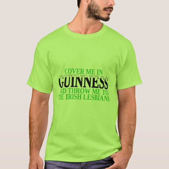 Rolig st patrick's day tee shirt (Framsida)
