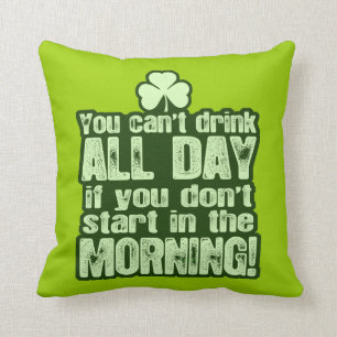 Rolig st patrick's dayirländare kudde