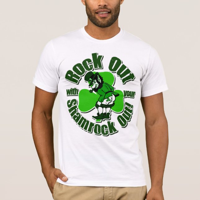 Rolig st patricks dayirländare t shirt (Framsida)