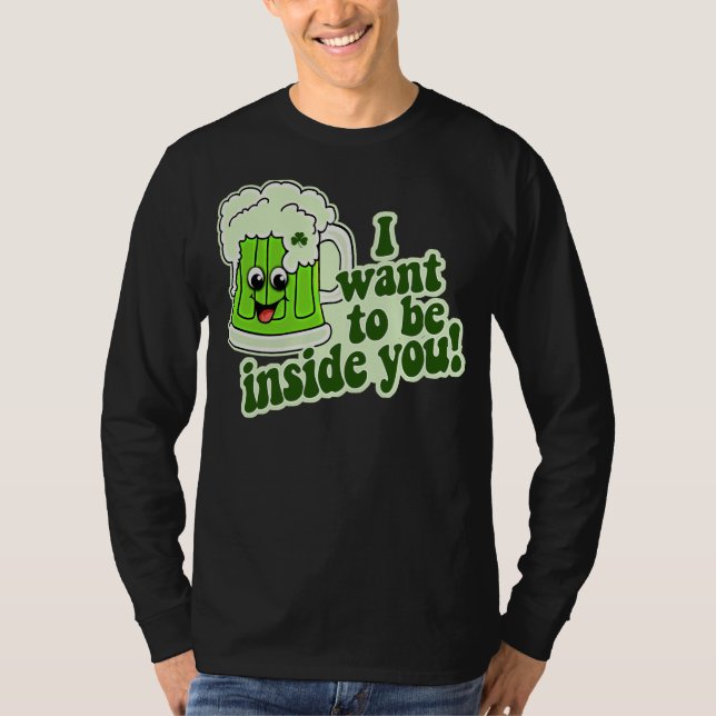 Rolig st patricks dayirländare t shirt (Framsida)