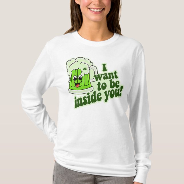 Rolig st patricks dayirländare t shirt (Framsida)