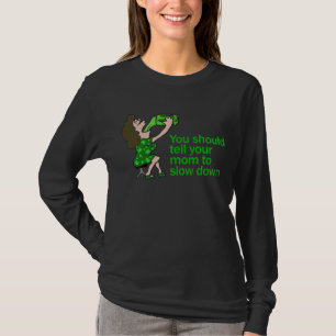 Rolig st patricks dayirländare tee shirt