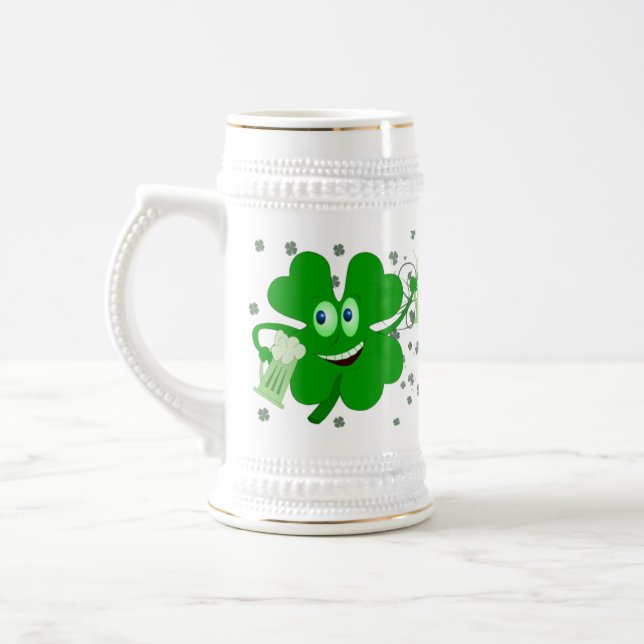Rolig st patricks dayShamrock Stein Sejdel (Vänster)