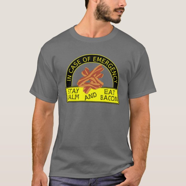 Rolig staglugn, äter baconskjortan tee (Framsida)