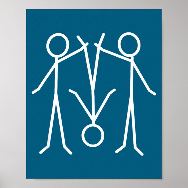 Rolig Stavfigur  Poster (Framsidan)